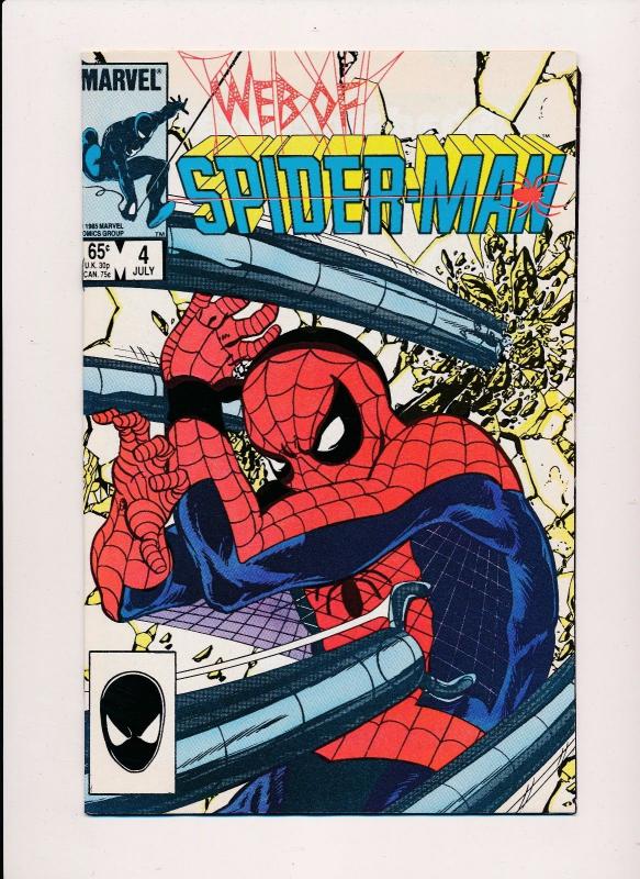 Marvel Tales SPIDERMAN #170-171 & Web of Spiderman #4  (HX586) 3 Comic Lot