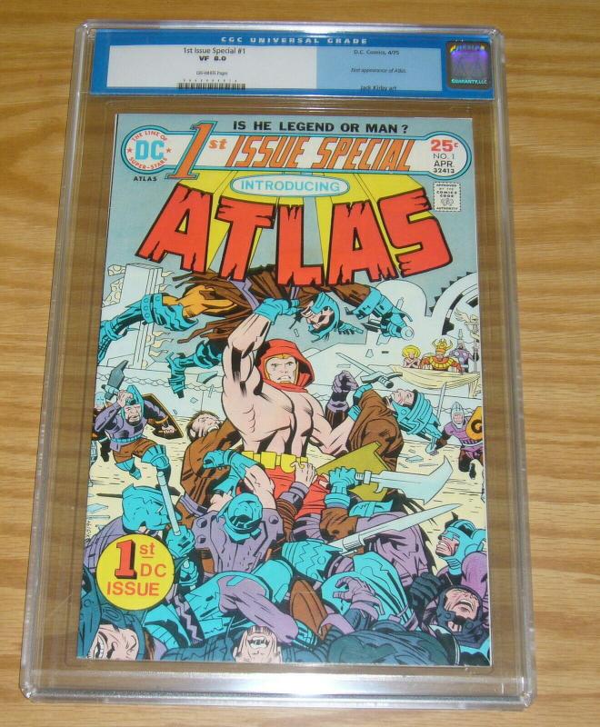 1st Issue Special #1 CGC 8.0 first appearance of atlas by jack kirby 1975 DC