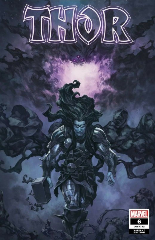 ?THOR #6 SKAN DONNY CATES BLACK WINTER GALACTUS AVENGERS ODIN LOKI SIF miguel