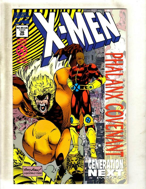 Lot Of 11 Marvel Comics X-Men Vol 2 # 35 36 37 38 39 40 42 43 44 45 46 J324