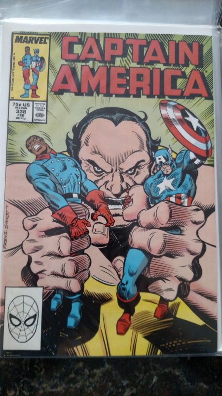 Captain America #338 (Marvel,1988) Condition NM