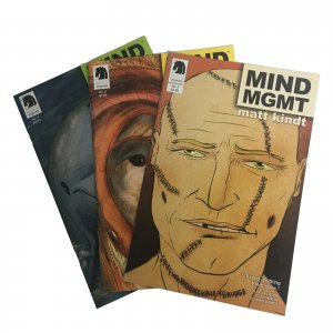 MIND MGMT #2 #3 #4 Set Lot Run Matt Kindt Dark Horse Optioned 2012