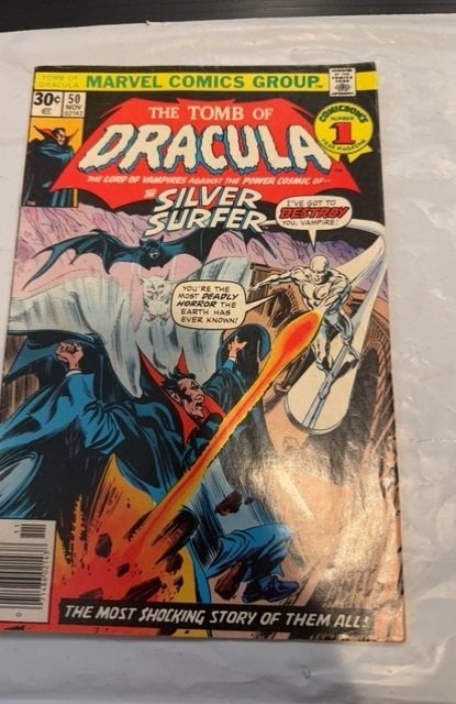 Tomb of Dracula #50 (1976)vs The silver Surfer
