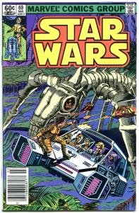 STAR WARS #69, VF+, Luke Skywalker,Darth Vader, 1977, more SW's in our store