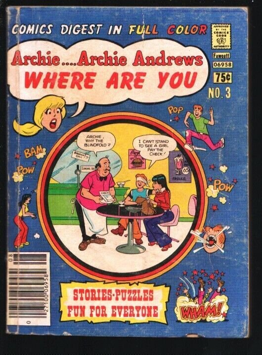 Archie...Archie Andrews Where Are You Comics Digest #3 1981-Archie-Betty & Ve...