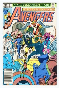 Avengers #211 Jim Shooter Moon Knight Dazzler Tigra Moondragon  VF