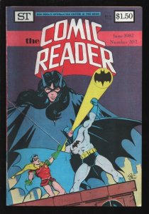 Comic Reader #202 1982-Batman cover-New comic info-Marvel-DC & more-Comic str...