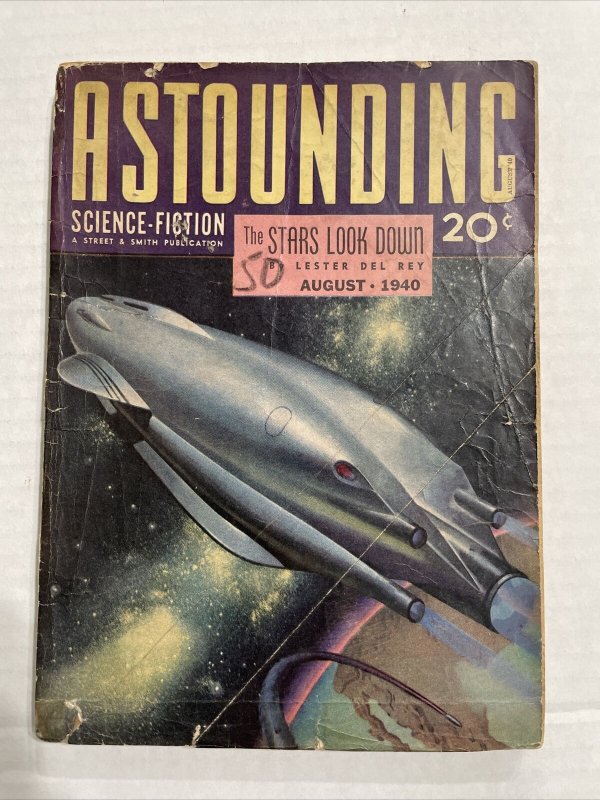 Astounding Science Fiction Pulp August 1940 Volume 25 #6 Good 2.0