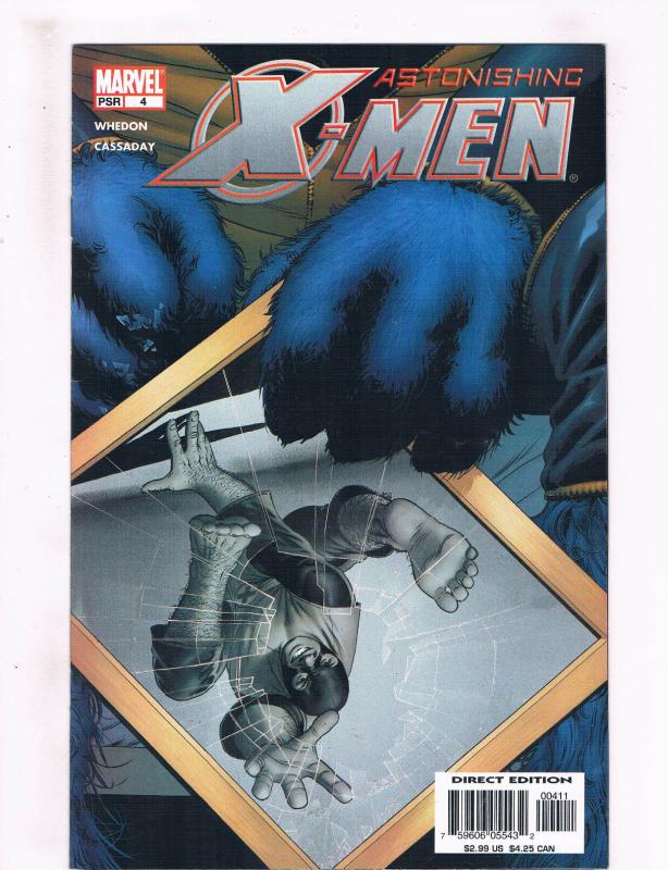 Astonishing X-Men #4 NM Marvel Comics Comic Book Whedon Cassaday 2004 DE32 CH18