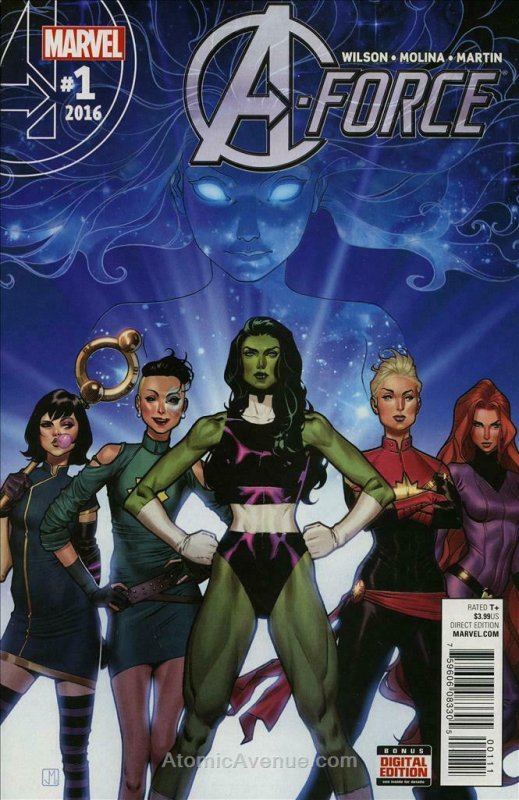 A-Force (2nd Series) #1 VF/NM; Marvel | save on shipping - details inside