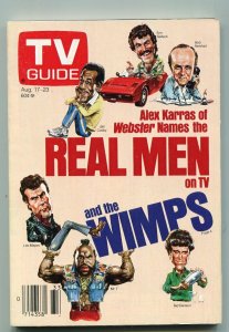 MAG: TV Guide-August 17-23, 1985-Real Men and the Whimps-Penn-New York State-...