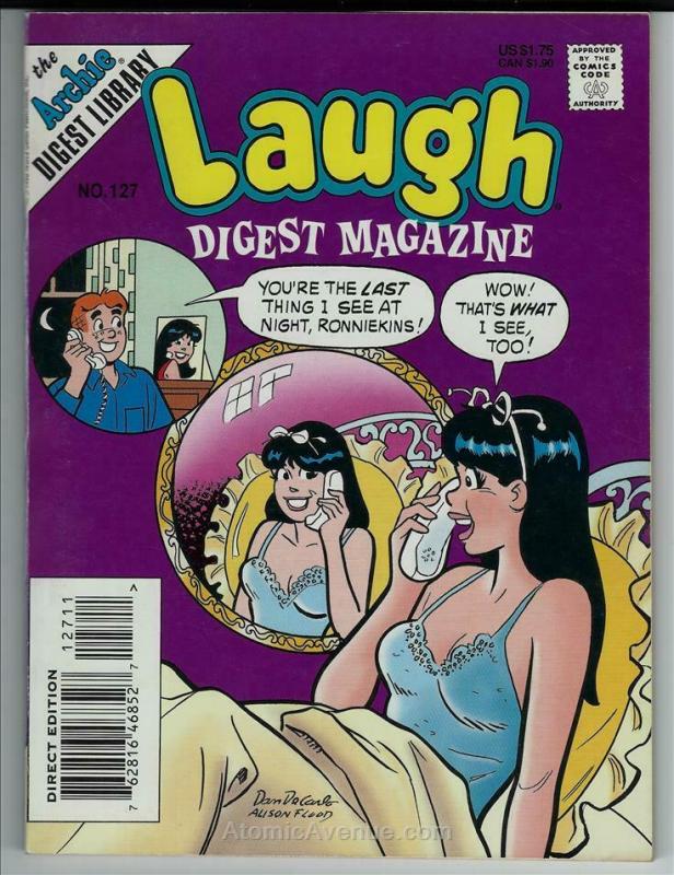 Laugh Digest Magazine #127 VF; Archie | save on shipping - details inside