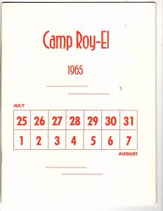 Lot Of 2 Camp Roy El Camp Magazines 1965 & 1966 Traverse City Mighigan DK2