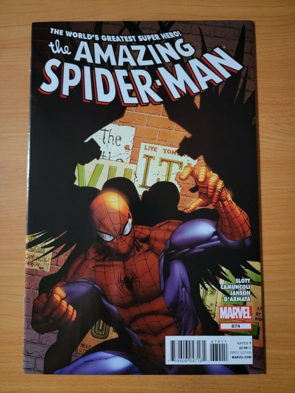 Amazing Spider-Man #674 ~ NEAR MINT NM ~ 2012 Marvel Comics