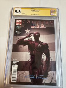 Carnage USA (2012) # 5 (CGC 9.6 SS) Signed Clayton Crain (Marvel)