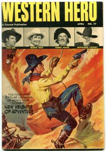 WESTERN HERO #77 1949-TOM MIX/HOPALONG CASSIDY/MONTE HALE VG