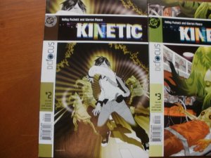 3 Near-Mint DC Focus KINETIC Comic #2 3 5 (2004) Puckett Pleece