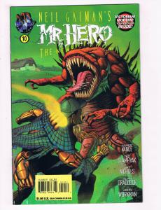 Neil Gaimans Mr Hero #10 NM Tekno Comix Comic Book 1996 DE28
