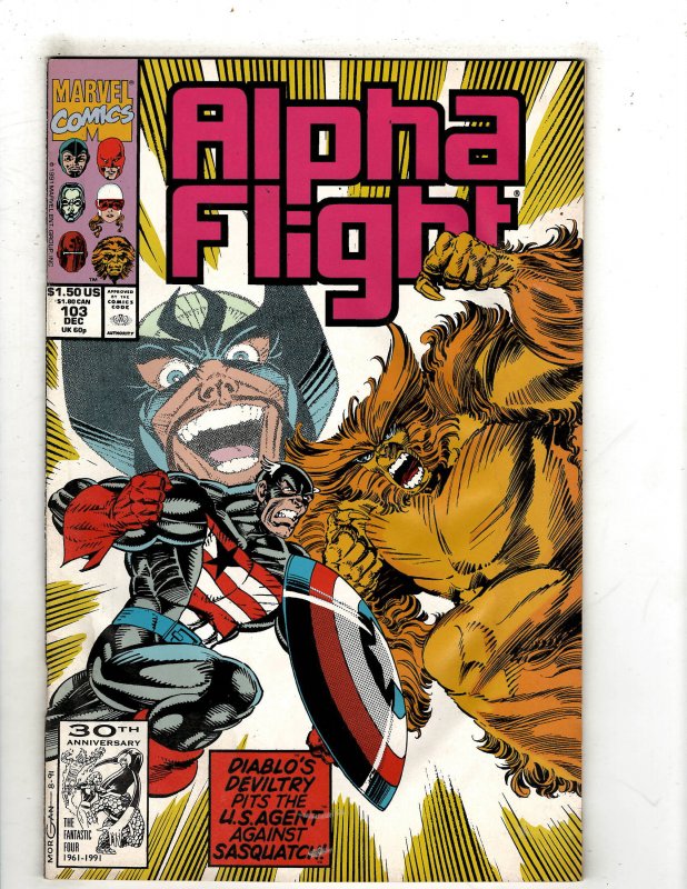 Alpha Flight #103 (1991) YY7