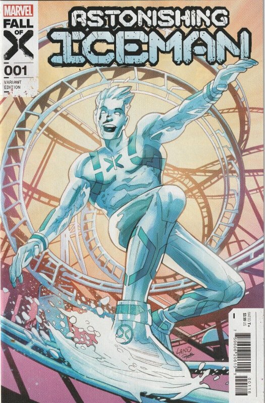 Astonishing Iceman # 1 Greg Land 1:25 Variant Cover NM Marvel [R2]