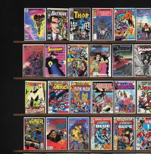 Huge Lot 150+ Comics with Checkmate, The Shadow, The Comet & More!