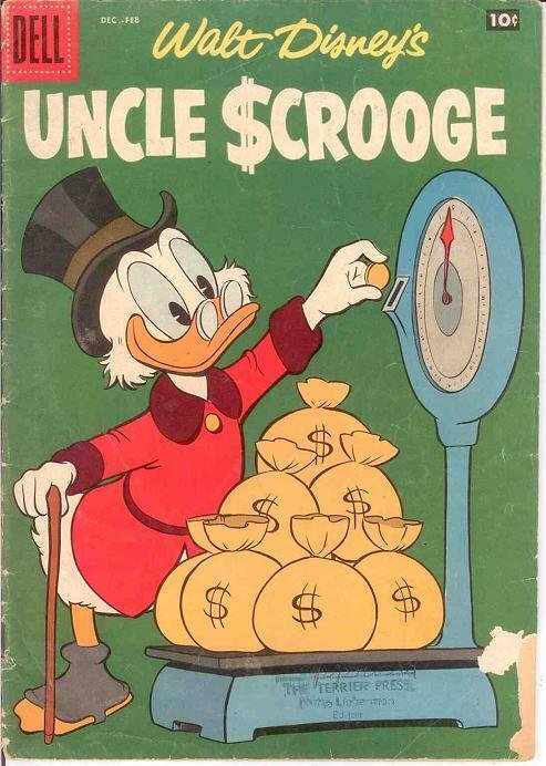 UNCLE SCROOGE 20 FAIR   Dec.-Feb. 1958 COMICS BOOK