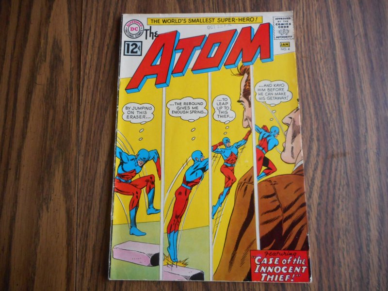 The Atom #4 BEAUTIFUL GIL KANE/MURPHY ANDERSON COVER&ART WOW!! HIGHER GRADE GEM