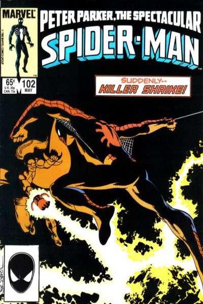 Spectacular Spider-Man (1976 series)  #102, VF+ (Stock photo)