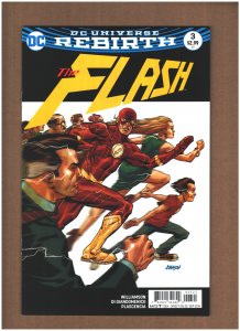 Flash #3 DC Comics Rebirth 2016 Johnson Cover NM- 9.2