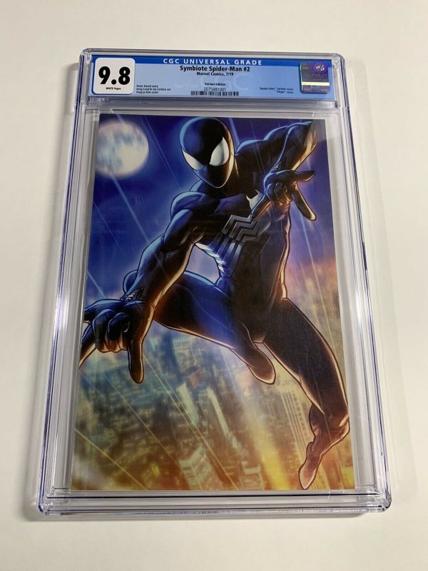 Symbiote Spider-man 2 Cgc 9.8 Variant Battle Lines