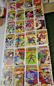 Peter Parker Spider Man Lot #s below - 107 diff books 8.0/VF (1976)