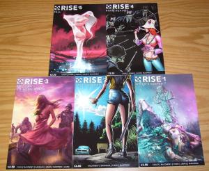 Rise #1-5 VF/NM complete series - night of the living dead - double take set lot