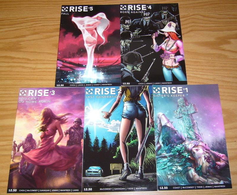 Rise #1-5 VF/NM complete series - night of the living dead - double take set lot