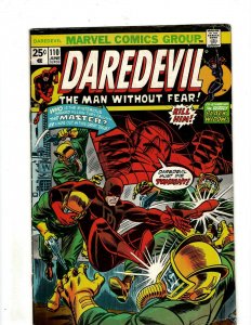 Daredevil # 110 FN Marvel Comic Book Defenders Avengers Iron Man Hulk Thor EJ9 