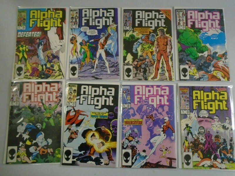 Alpha Flight lot 49 different from #2-50 all Direct 6.0 FN (1983-87 1st Series)