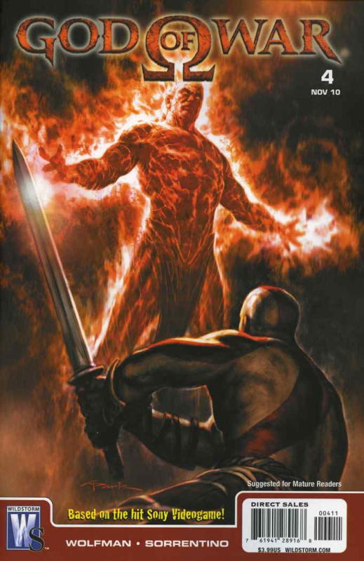 God Of War #4 VF/NM ; WildStorm | Based on Sony Video Game