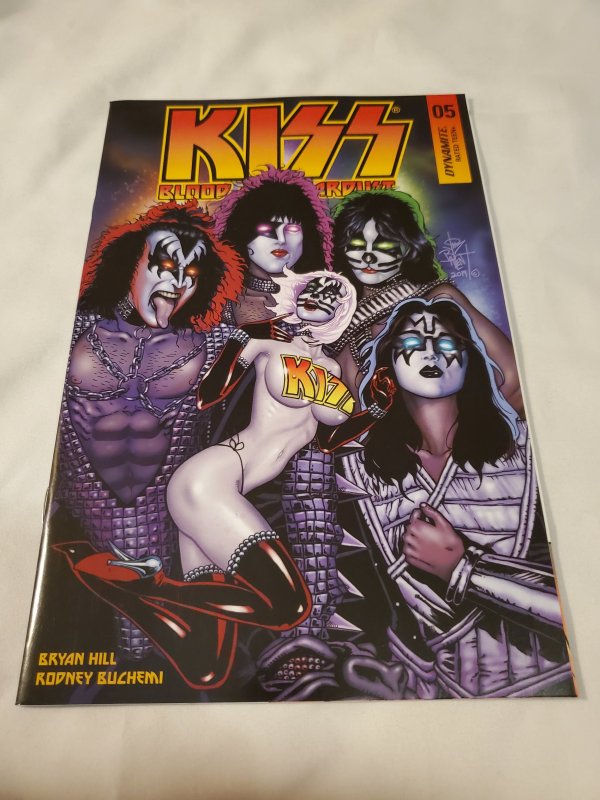 Kiss Blood And Stardust 5 NM+ Jetpack Comics Sketch