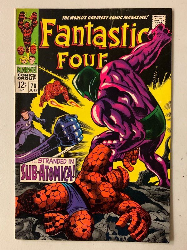 Fantastic Four #76 Silver Surfer, Galactus 5.5 (1968)