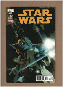 Star Wars #27 Marvel Comics 2017 YODA SOLO STORY NM- 9.2