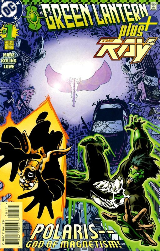 GREEN LANTERN PLUS #01 (1996) SCOTT KOLINS | DIRECT EDITION | ONE-SHOT