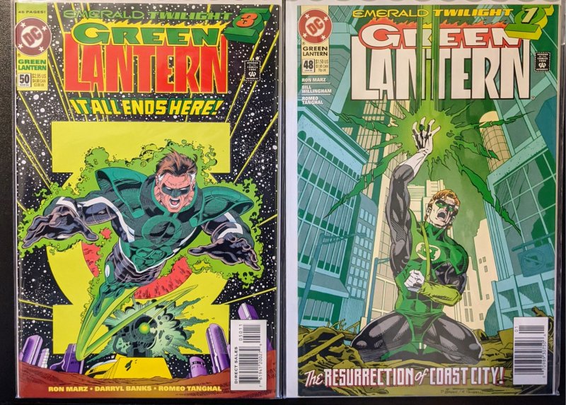 Green Lantern #48 and #50 (1994) NM+
