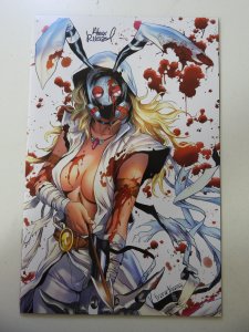 Ninja Funk #3 Virgin Variant Signed by Alex Riegel W/ COA NM condition