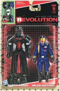 REVOLUTION Comic 5 - Baron Karza Cobra Commander Action Figure Variant Cvr IDW