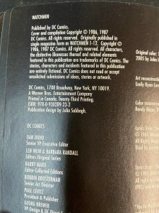 THE WATCHMEN GRAPHIC NOVEL REPRINTS #1-12 ALAN MOORE DAVE GIBBONS 7.5 