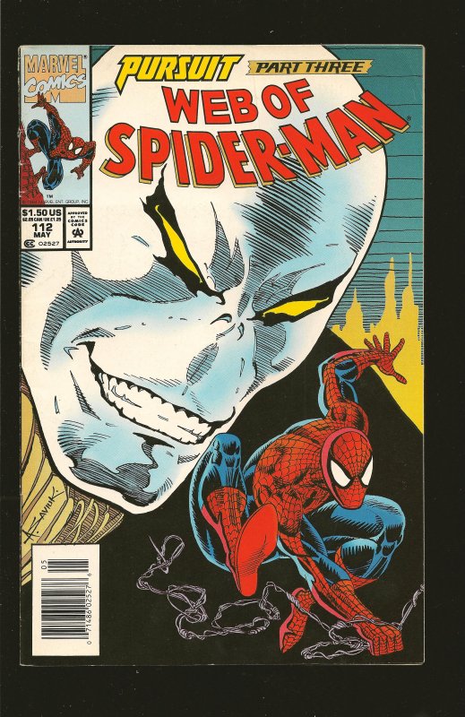 Marvel Comics Web of Spider-Man #112 (1994) With Cards