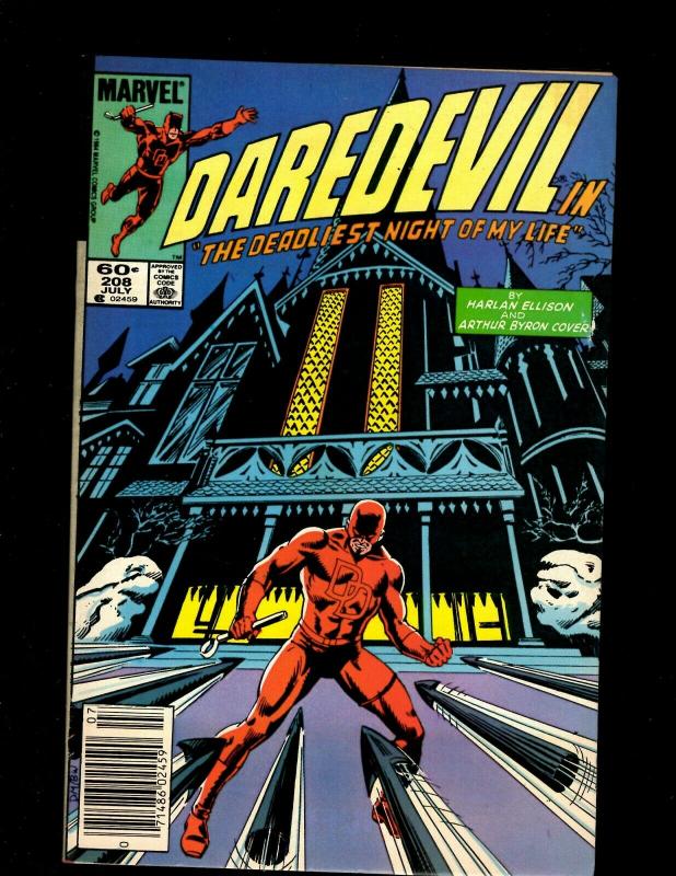 10 Daredevil Marvel Comic Books #207 208 209 213 214 215 216 217 218 220 HY2