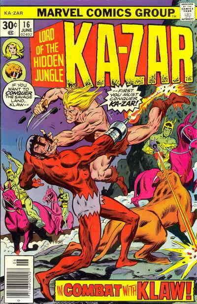 Ka-Zar (2nd Series) #16 VG; Marvel | low grade comic - save on shipping - detail