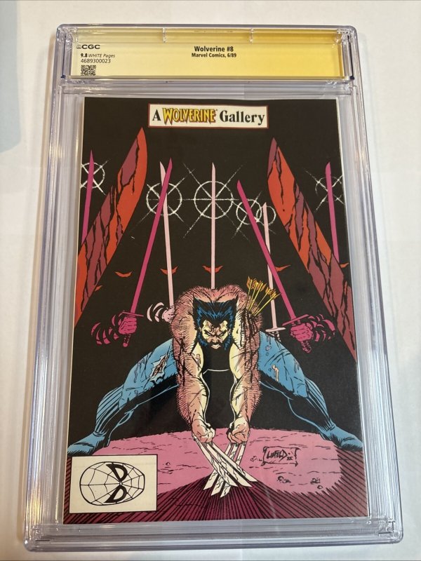 Wolverine (1989 ) # 8 (CGC 9.8 SS) Signed Chris Claremont * Marvel Comics
