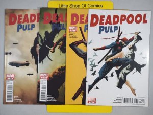 Deadpool Pulp #1 #2 #3 #4 Complete Set 2010 Marvel Comics