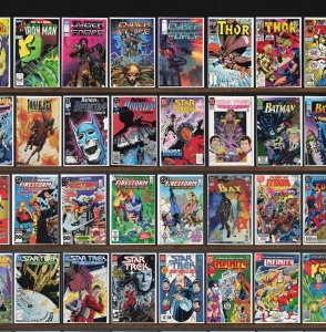 Huge Lot 150+ Comics with Star Trek, Batman, Fantastic Force & More!